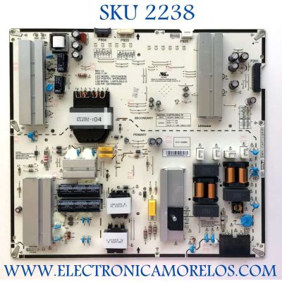 FUENTE DE PODER PARA TV LG NANOCELL / NUMERO DE PARTE EAY65893202 / LGP75-20UL12 / 65893202 / EPCC24CB1B / 3PCR02803C / PANEL NC750EQH-ABKH1 / DISPLAY HV750QUB-E7D / MODELO 75NANO85APA / 75NAN085APA  75NANO85APA.BUSFLKR